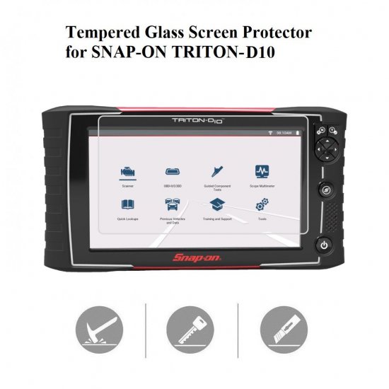 Tempered Glass Screen Protector for Snap-on TRITON D10 EEMS344 - Click Image to Close